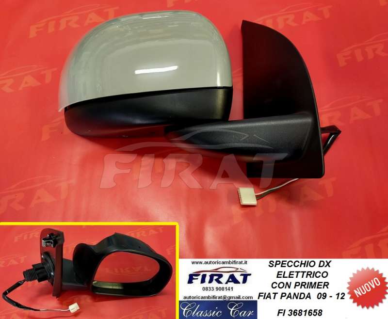 SPECCHIO FIAT PANDA 09 - 12 DX ELETTR. - Clicca l'immagine per chiudere